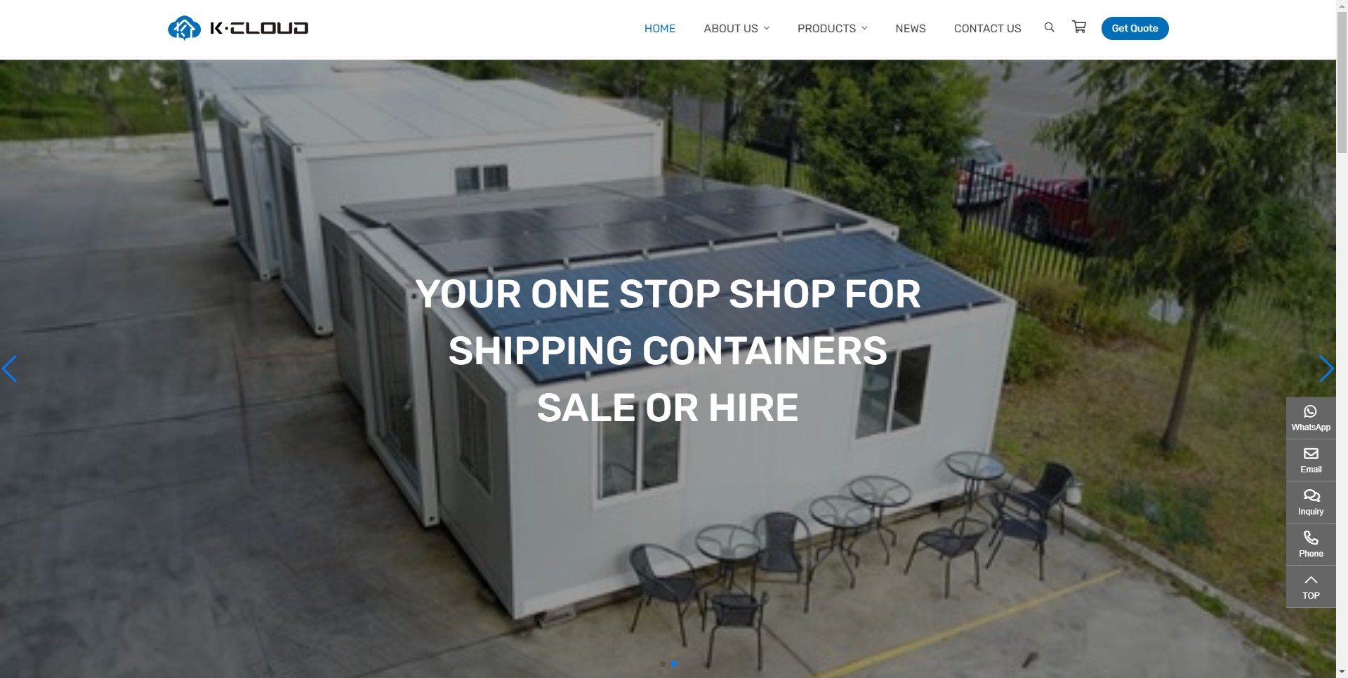 DEMO05 container enterprise website B2B website template