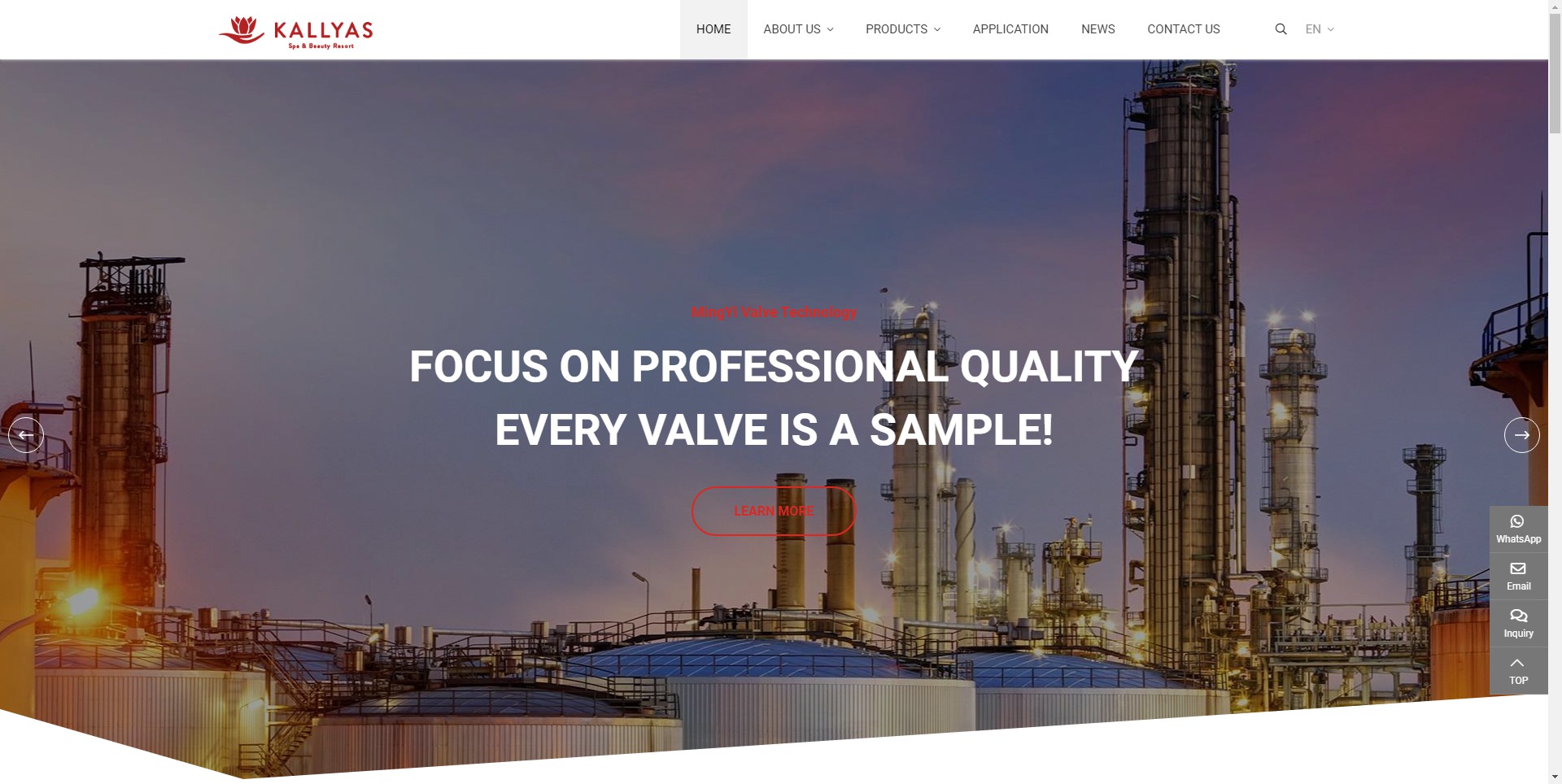 DEMO25 Mechanical Equipment Foreign Trade Station Group System B2B Website Template
